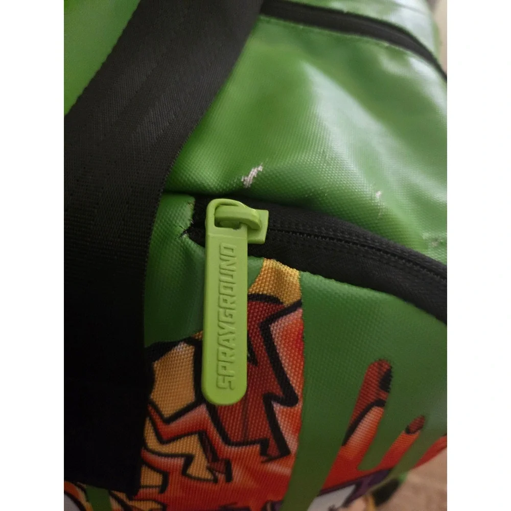 Sprayground Nickelodeon Slime Duffle Bag 90s Nicktoon Rugrats Ren Stimpy Limited